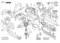 Bosch 0 601 637 041 GFZ 14-35 A All Purpose Saw 110 V / GB Spare Parts GFZ14-35A